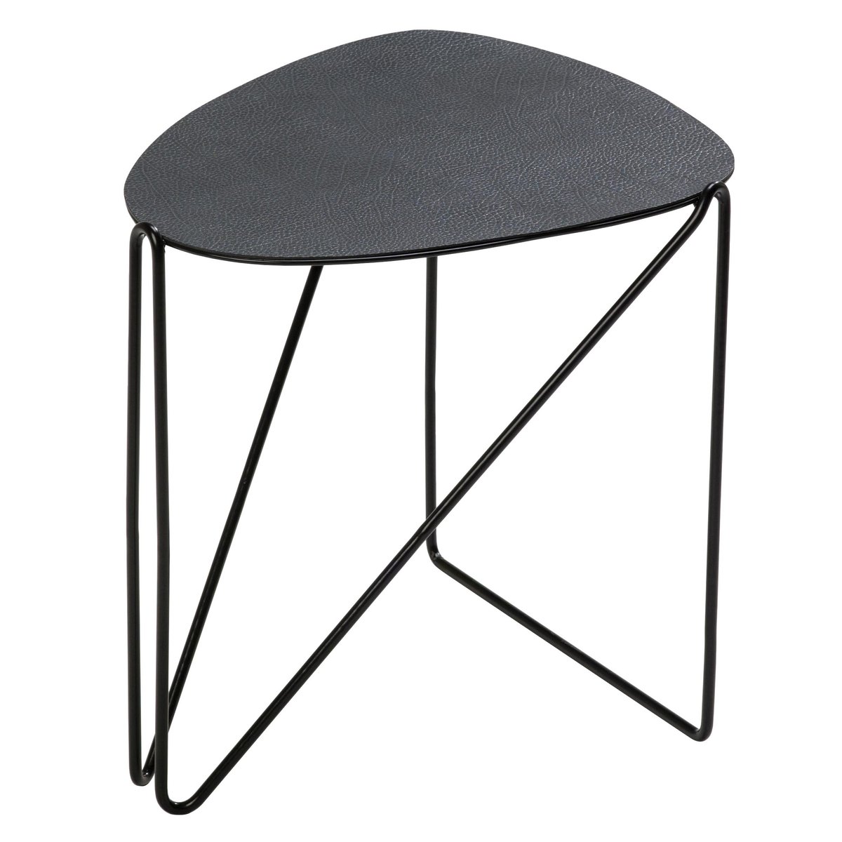 Curve Chameleon Hippo -sivupöytä Black-anthracite