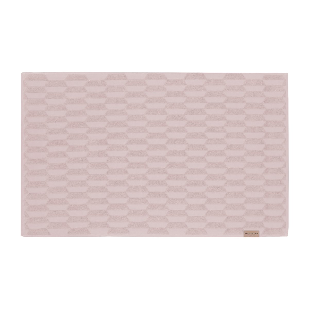 Geo kylpyhuonematto 50x80 cm Powder rose