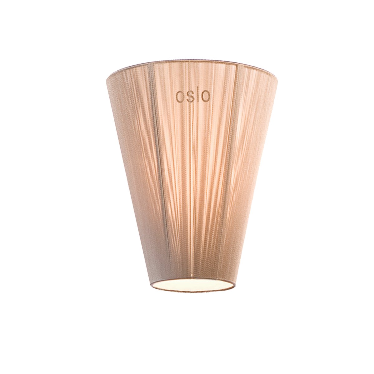 Oslo Wood lattiavalaisin varjostin beige
