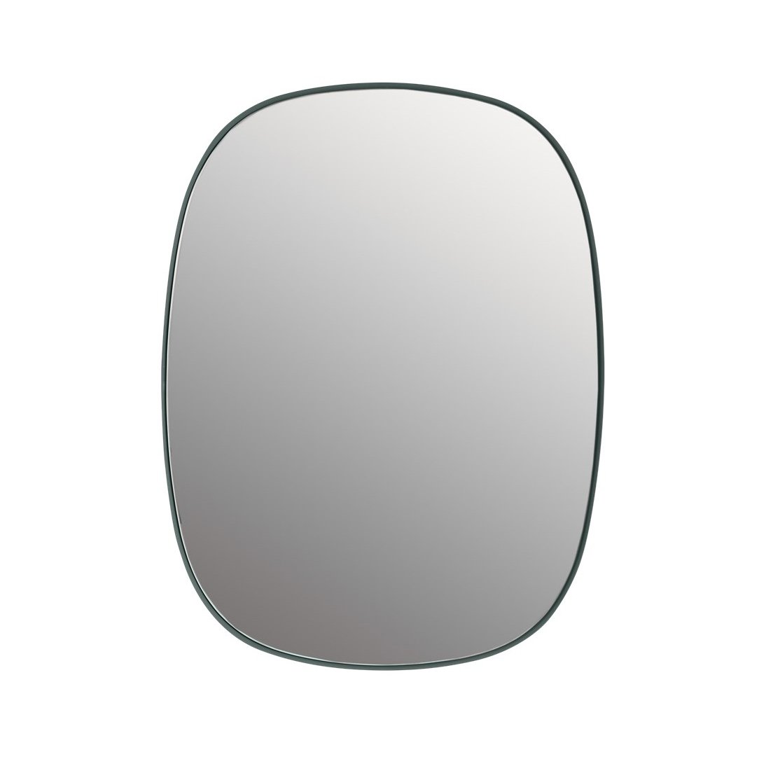 Framed peili pieni Dark green