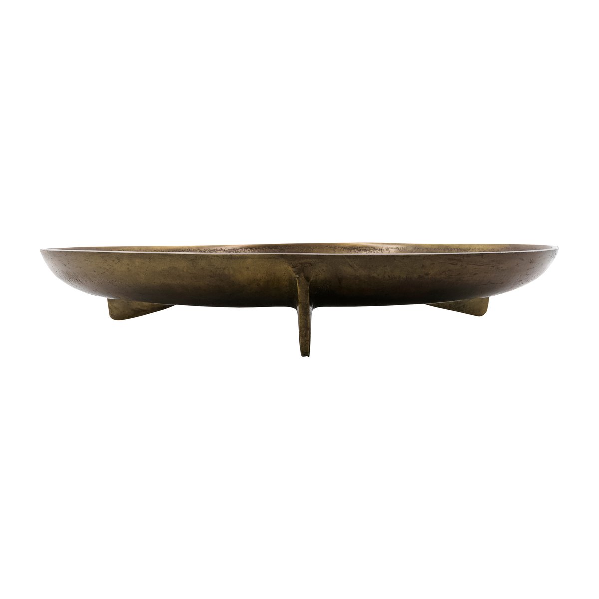 Cast tarjotin Ø38 cm Antiikki messinki