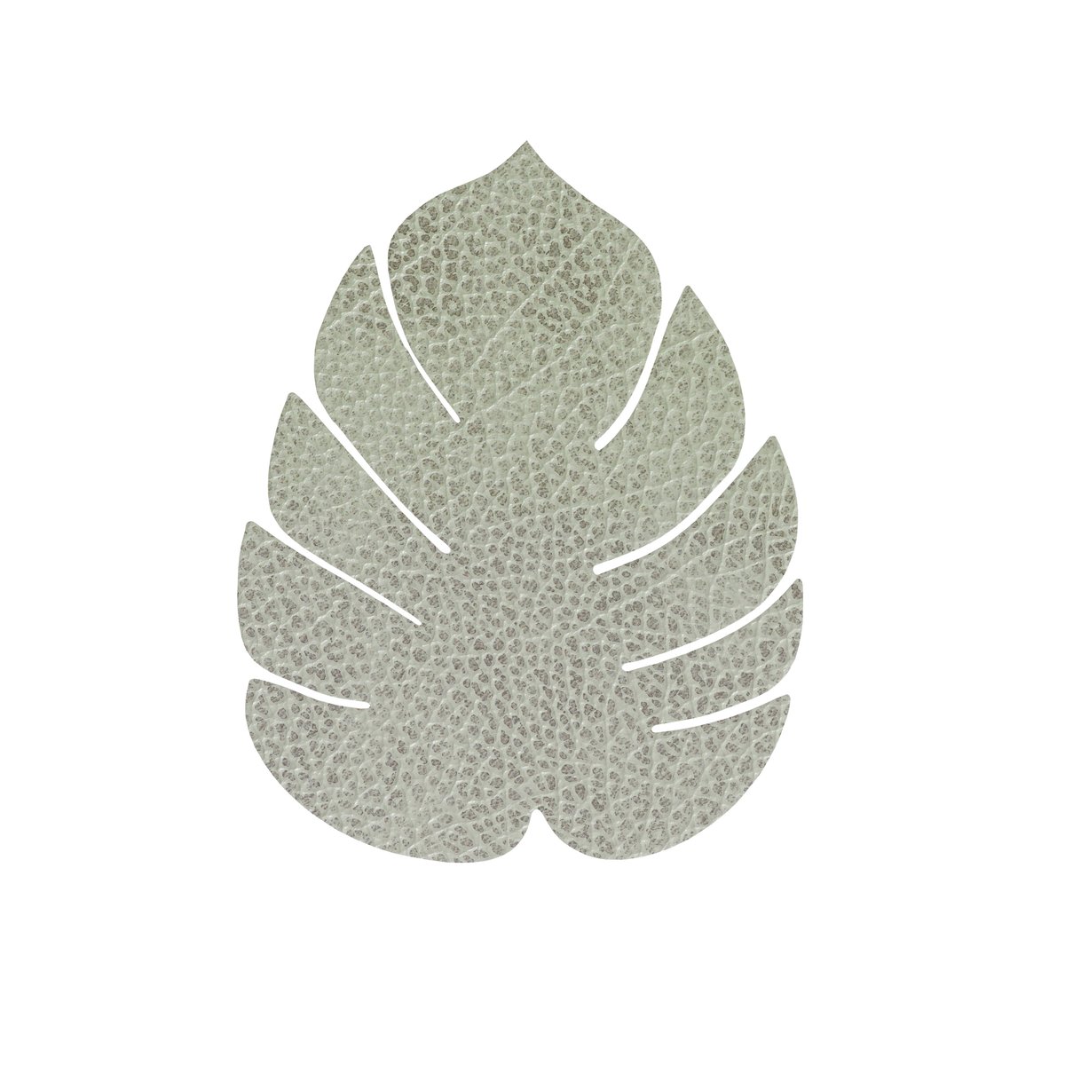 Monstera Leaf Hippo lasinalunen Oliivinvihreä
