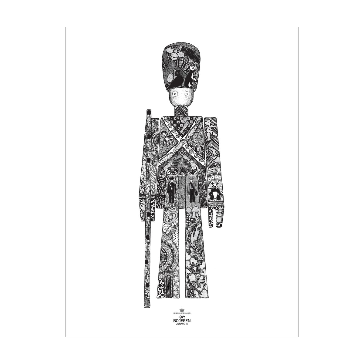 Kay Bojesen juliste sotilasarvoton sotilas 30x40 cm