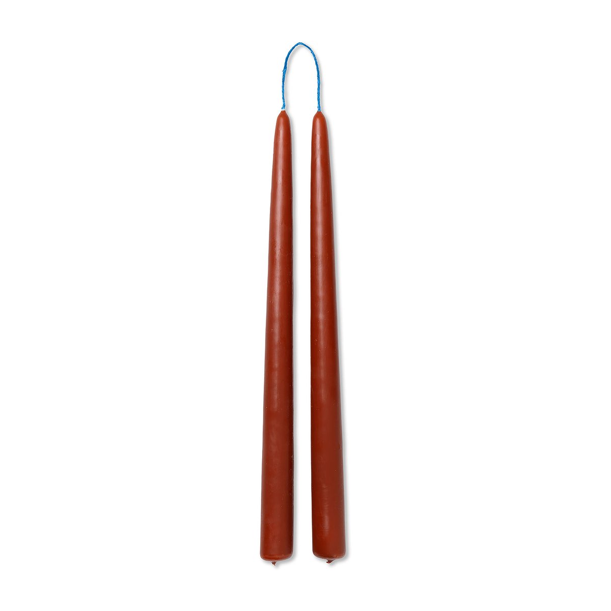 Dipped candles käsintehdyt kynttilät 30 cm 2-pack Rust