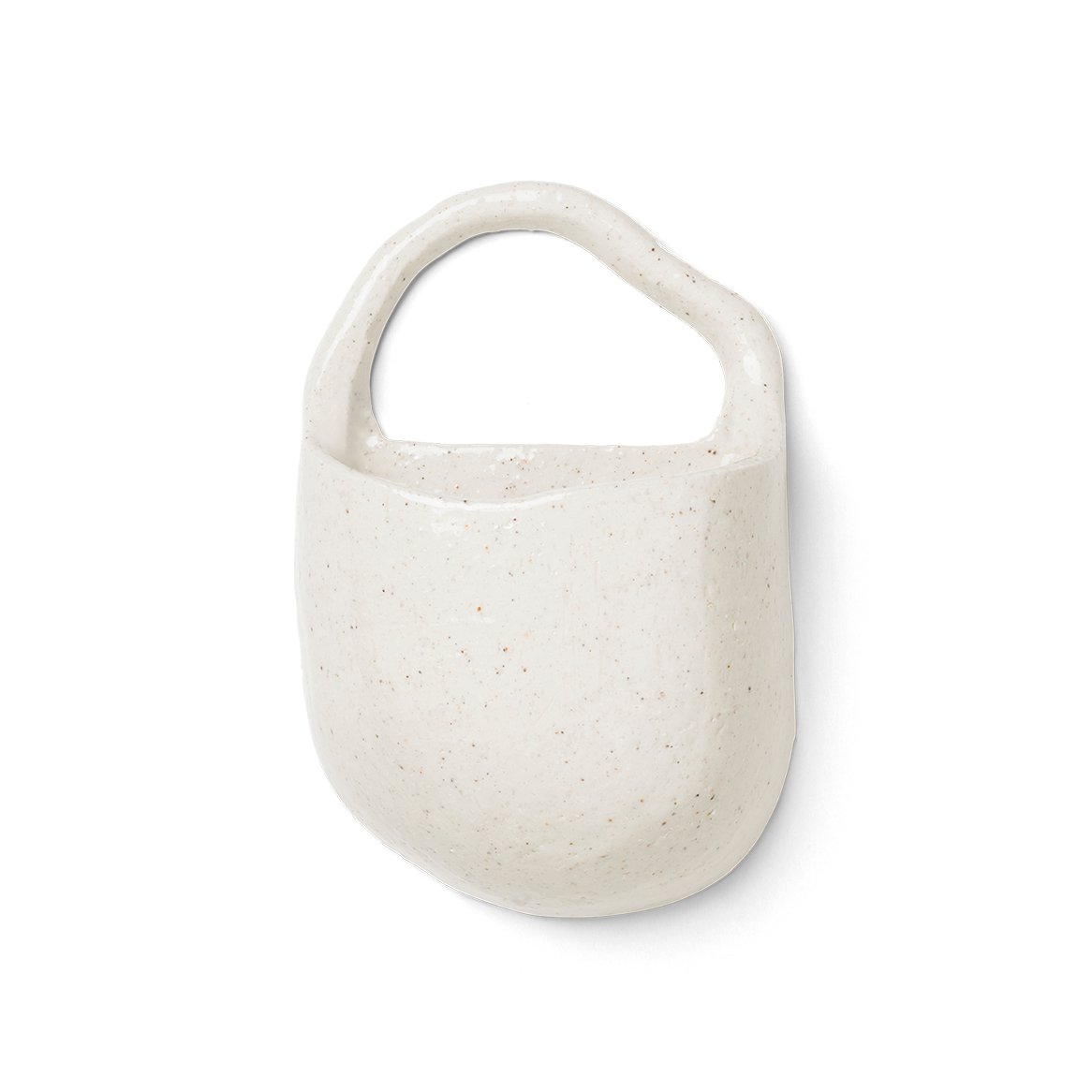 Speckle seinäruukku Off white