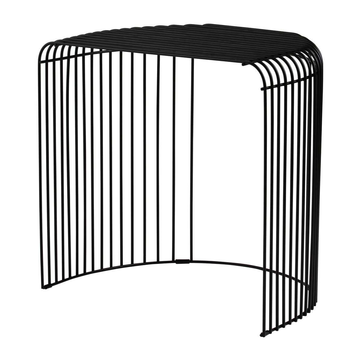 Curva pöytä 45 cm Musta