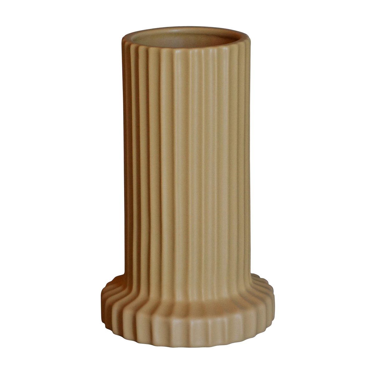 Stripe maljakko 18 cm Ocra