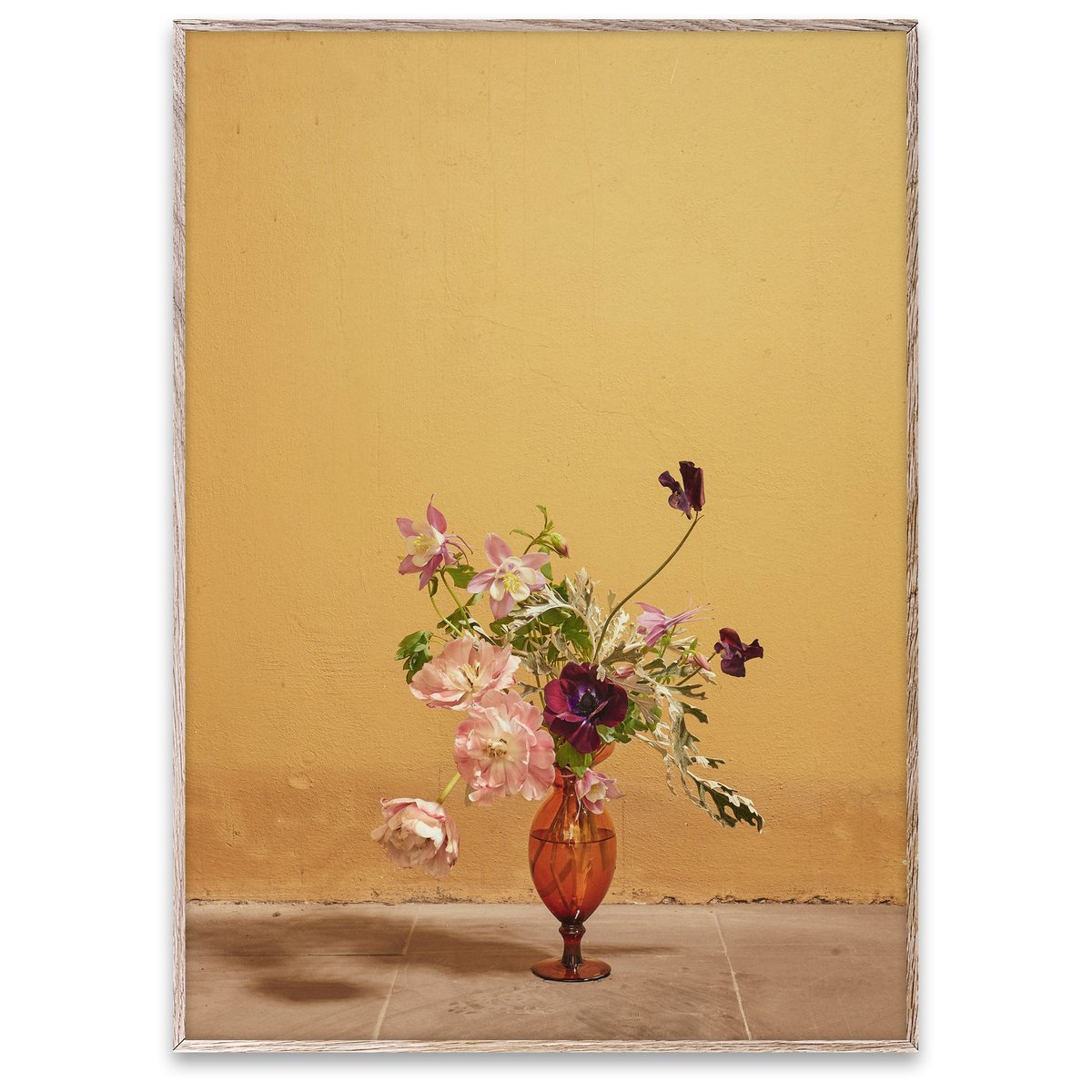Blomst 02 Ochra juliste 50x70 cm