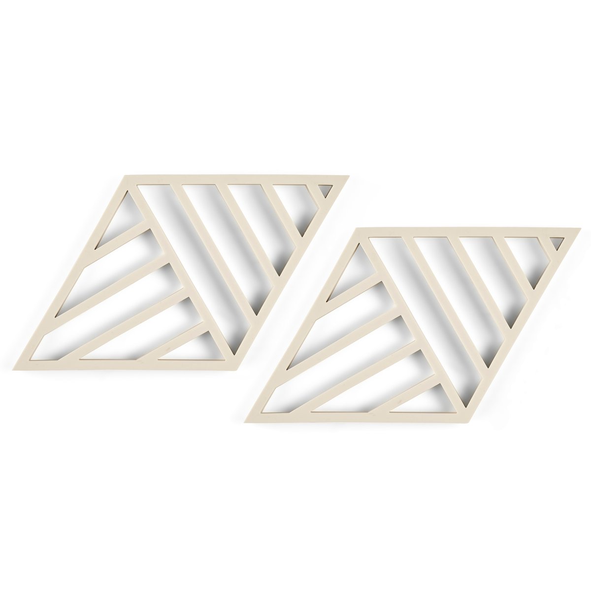 Zone Rhombus Lines -pöytätabletti, 2-pakkaus Birch