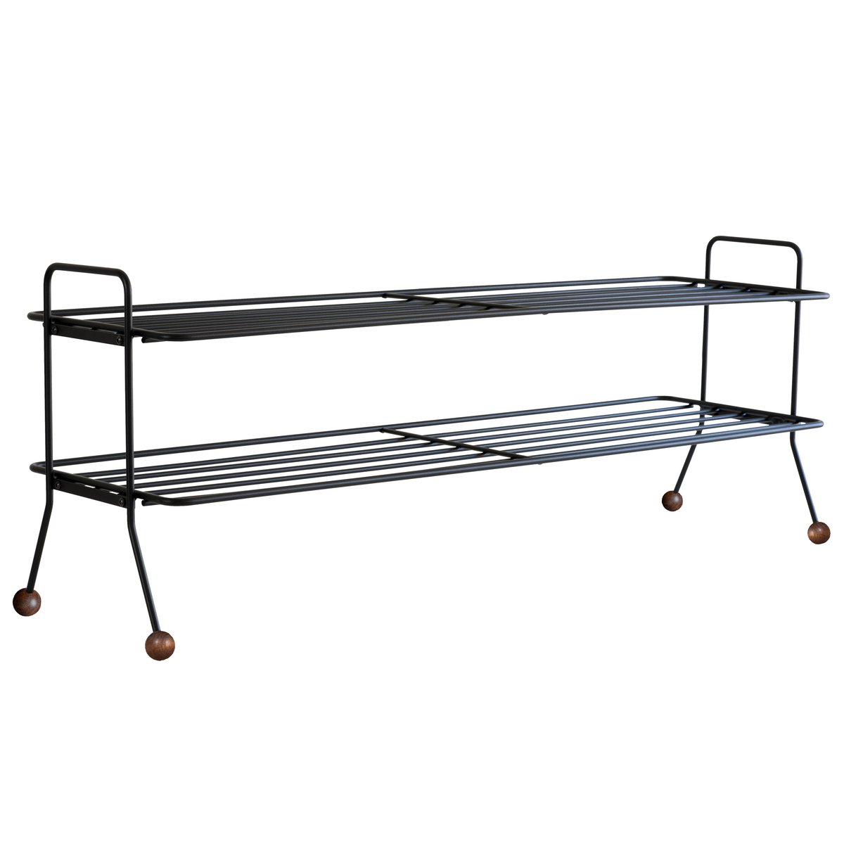 Bill Shoe Shelf L Musta-tummanruskea