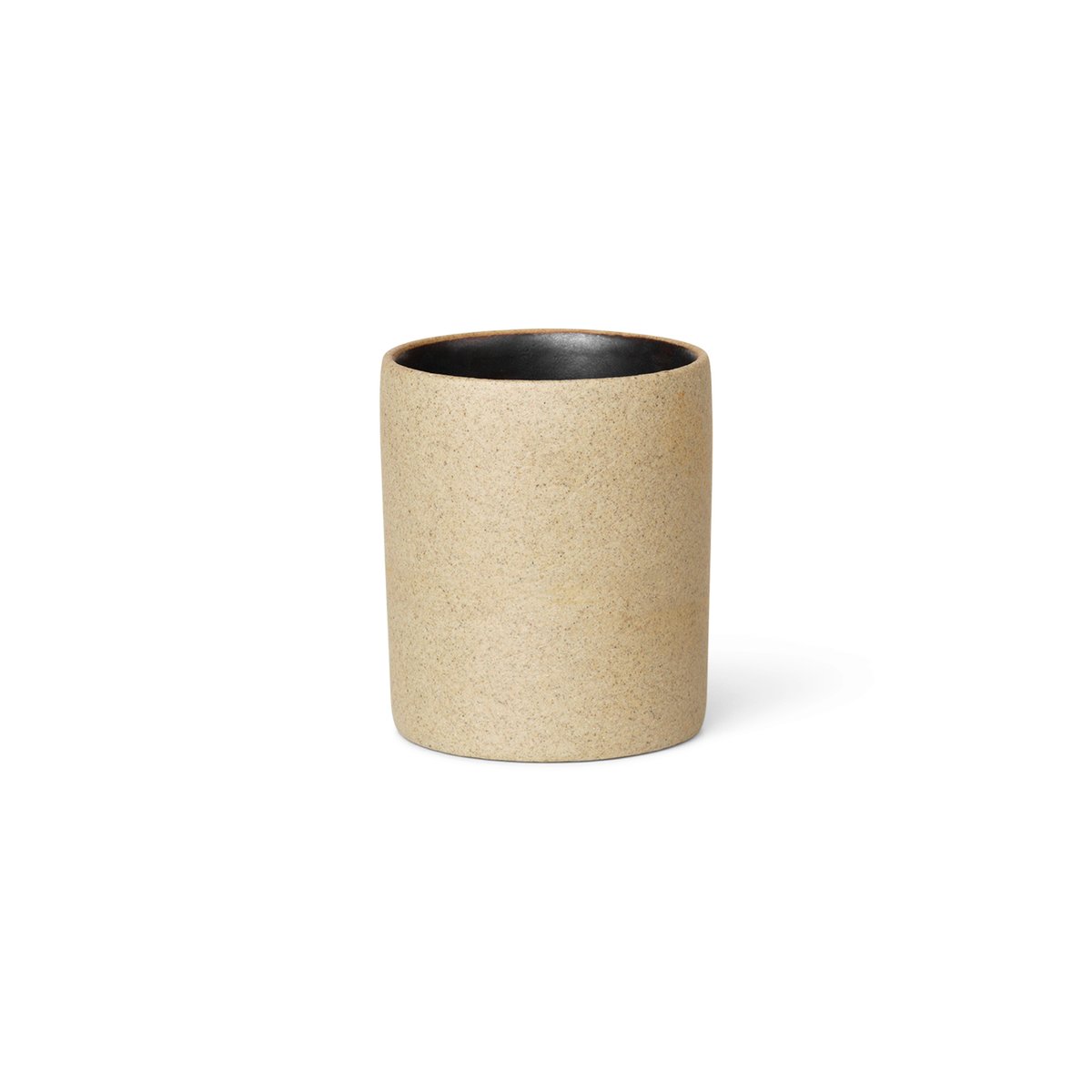 Bon säilytyspurkki pieni Beige-musta