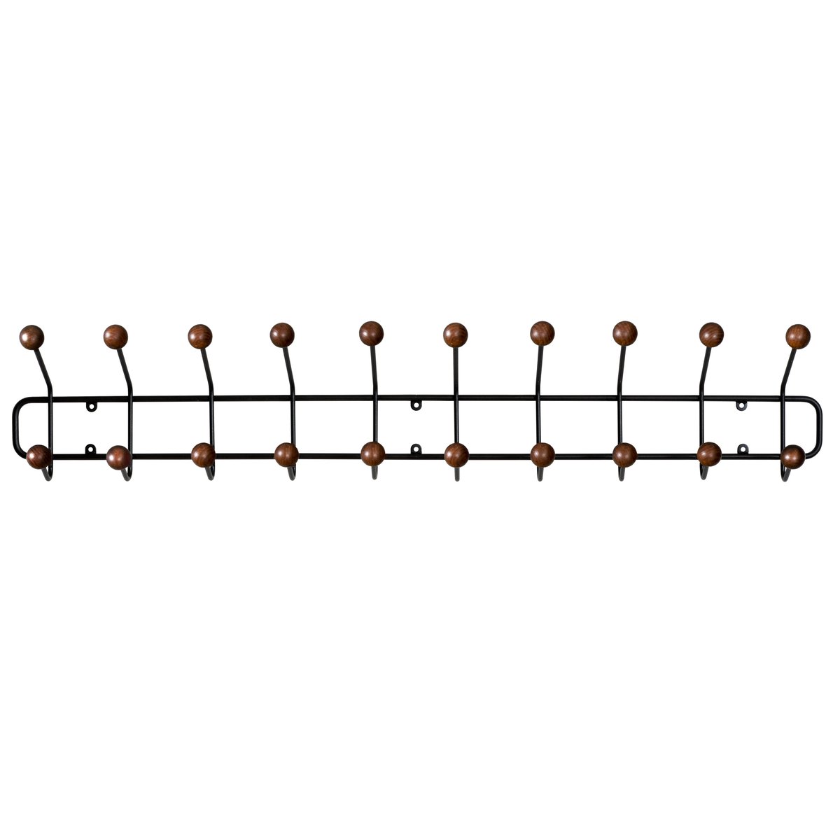 Bill Horizontal L Musta-tummanruskea