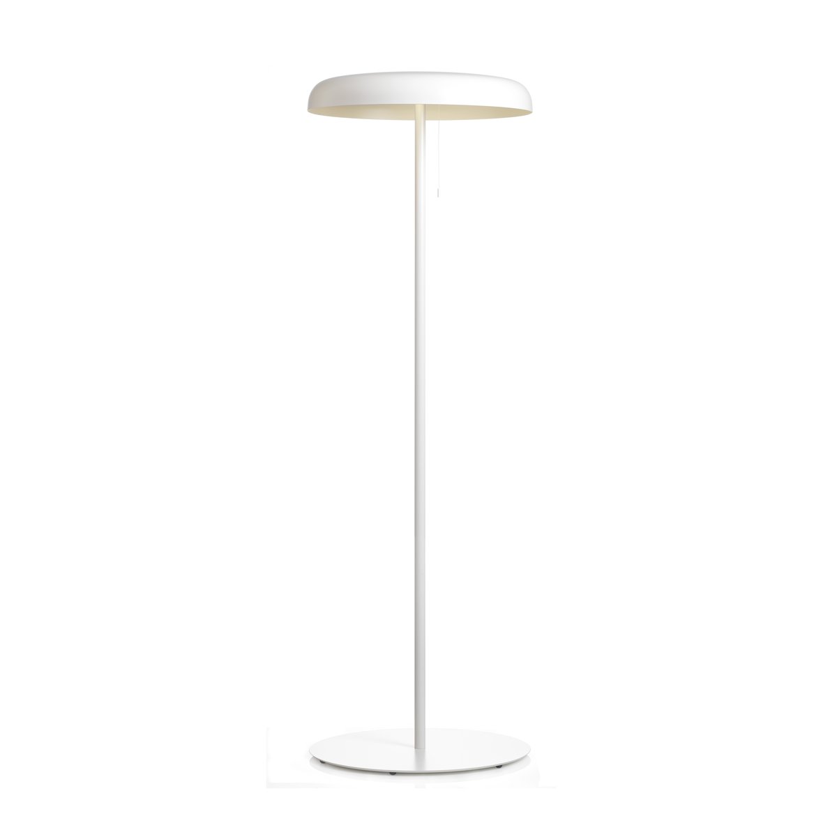 Mushroom lattiavalaisin valkoinen korkea 138 cm