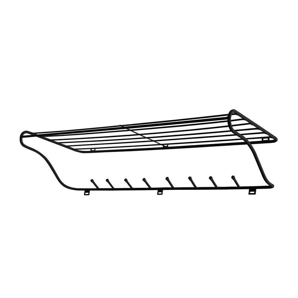 Hat Rack L hattuhylly musta