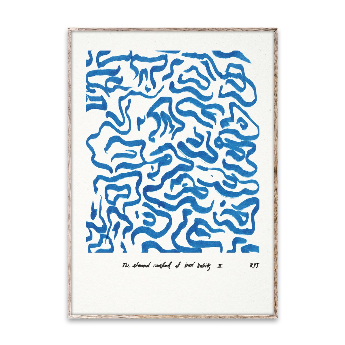 Comfort - Blue juliste 30x40 cm