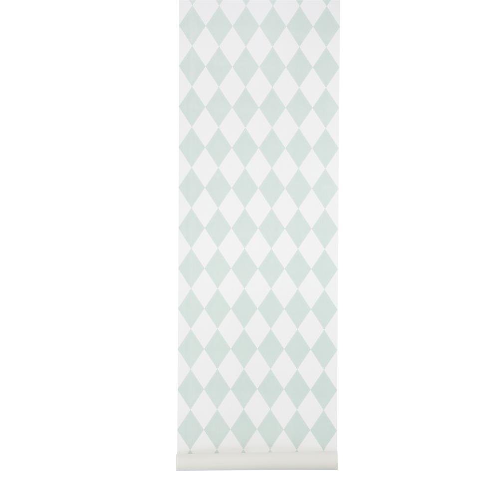 Harlequin tapetti minttu